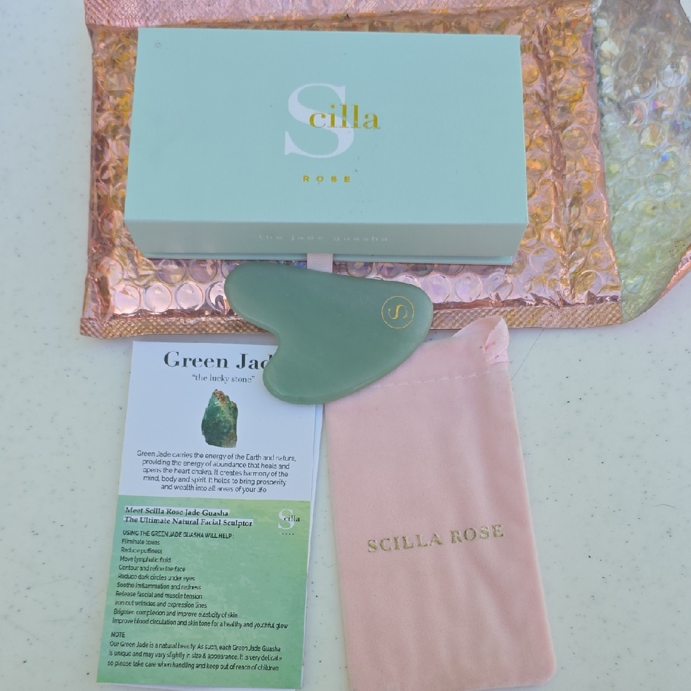 Green Jade Gua Sha Tool